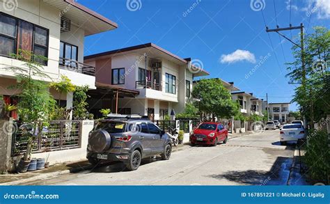 Elegant House Subdivision in Mandaue City, Cebu, Philippines Editorial ...