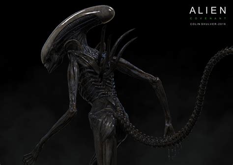 Alien: Covenant Protomorph by Colin Shulver (Alien: Covenant Concept Art Image Gallery)