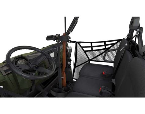 Adjustable In-Cab Dual Gun Mount with Quick-Release Straps, Black | Polaris RANGER