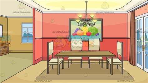 Dinning Room Cartoon