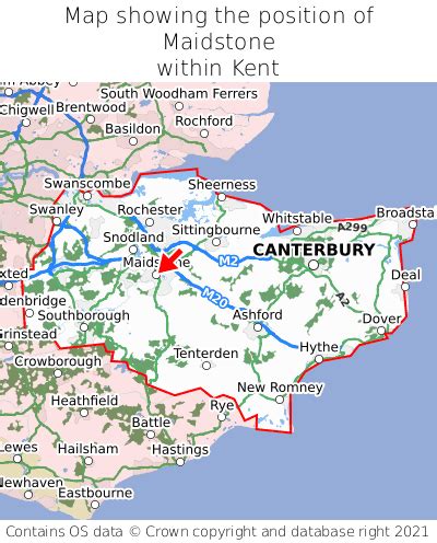 Where is Maidstone? Maidstone on a map