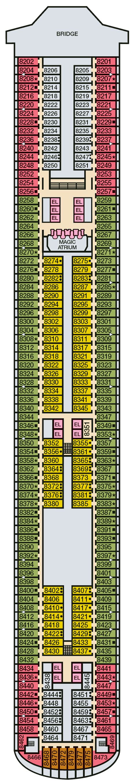 Carnival Magic Deck Plans