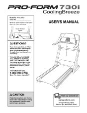 Proform 535x Treadmill Manual