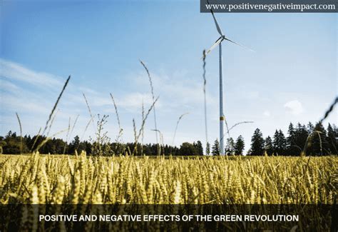 Positive and negative effects of the green revolution - Essay and speech for students