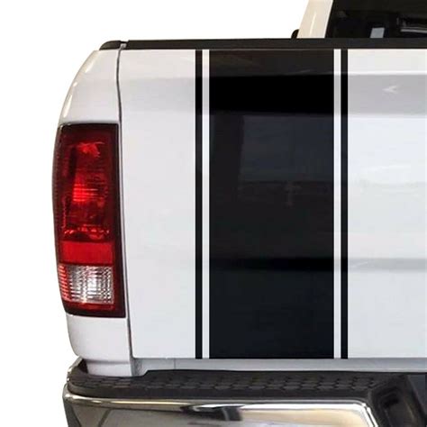 Racing Stripes Straight lines Truck Tailgate Vinyl Decal Sticker Compatible with most Pickup ...