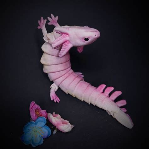 STL file Articulated axolotl・Design to download and 3D print・Cults