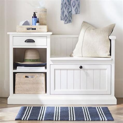 Harper&Bright Designs Entryway Storage Bench Rustic Storage Bench With ...