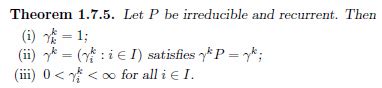 stochastic processes - Irreducible and recurrent Markov chain - theorem ...