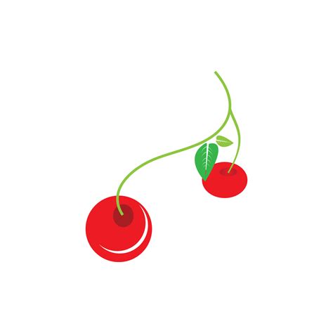 Cherry logo vector 13044836 Vector Art at Vecteezy