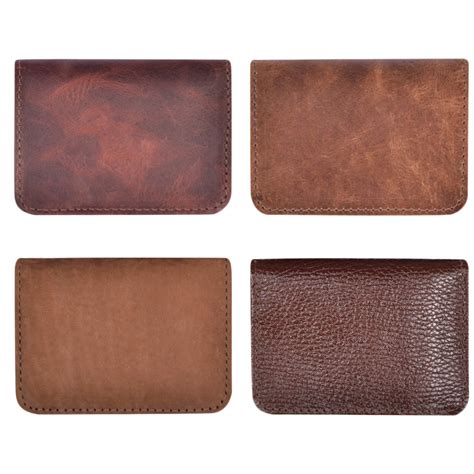 Mens Leather Wallet With Coin Pocket and Window ID