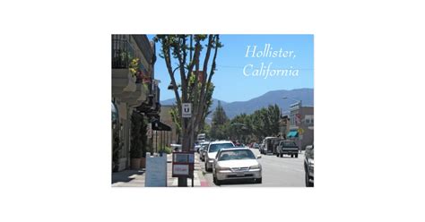 Downtown Hollister Postcard | Zazzle