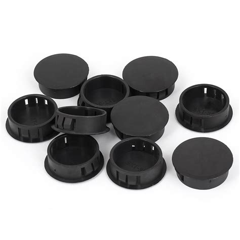 Household Plastic Flush Mounted Hole Caps Cover Black 30mm Diameter 10 Pcs | Walmart Canada