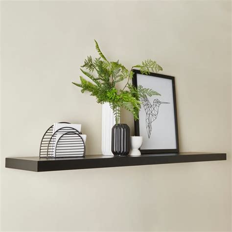 Black Floating Shelf | Dunelm