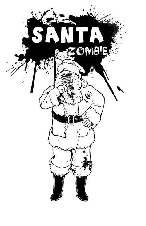 Santa Zombie by xShaggersx on DeviantArt