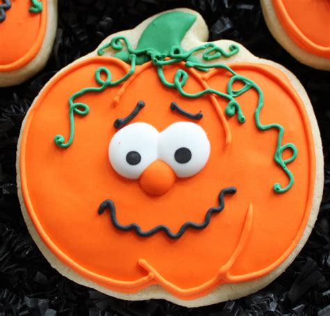 Decorated Pumpkin Cookies Halloween pumpkins Halloween