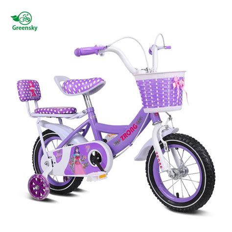 Baby Doll Carrier Seat Kids Bicycle Manufacturer 12" 14" 16" Steel Frame Children Bikes With 4 ...