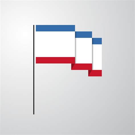 Crimea waving Flag creative background 14261427 Vector Art at Vecteezy