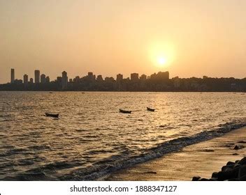 Marine Drive Mumbai Golden Sunset Stock Photo 1888347127 | Shutterstock