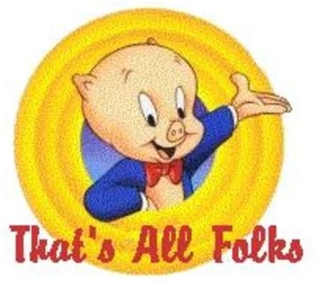 porky pig that's all folks | Sample of Porky Pig Saying "That's All ...