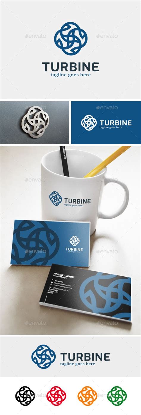 Turbine Logo Design Template