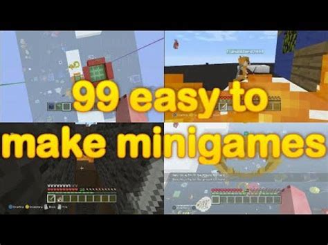 Minecraft - 99 easy to make minigames (3 easy to make minigames SUPER ...