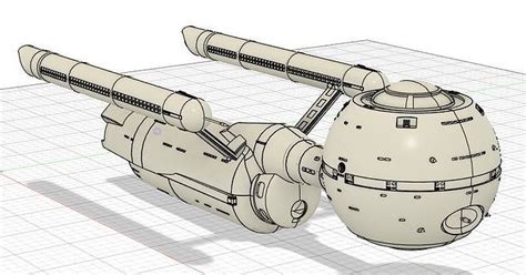 Daedalus Class Starship 3D model 3D printable | CGTrader