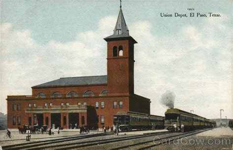 Union Depot El Paso, TX Postcard