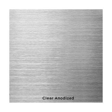 Wensco | Painted Aluminum | Clear Anodized | 4x8x040