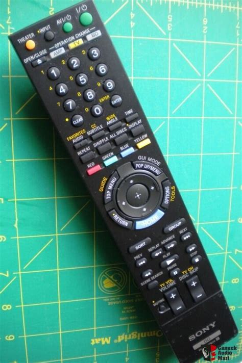 SONY BD Remote Control RM-ADP036 for BDP-CX7000ES & BDP-CX960 bluray ...