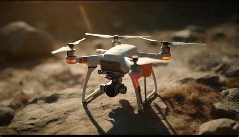 Premium AI Image | Remote controlled drone captures stunning aerial ...