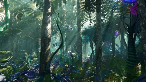 ArtStation - Alien Forest or Jungle Inspired From Pandora's Moon in Avatar 2009 Movie