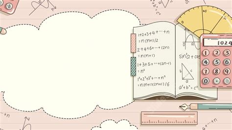 Education Cute Mathematics Notebook Ruler Pink Powerpoint Background For Free Download - Slidesdocs