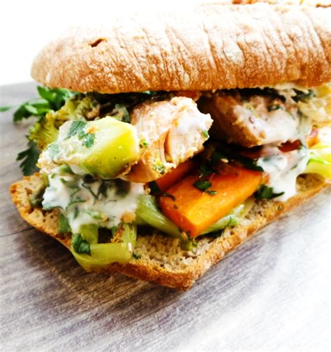 Super Healthy Salmon Sandwich - Beauty Bites