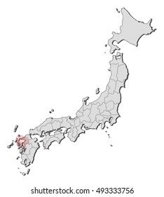 Map Japan Shiga Stock Vector (Royalty Free) 494937028 | Shutterstock