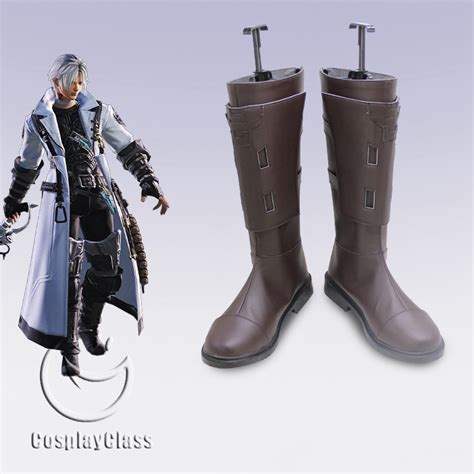 Final Fantasy XIV FF14 Thancred Brown Cosplay Boots - CosplayClass