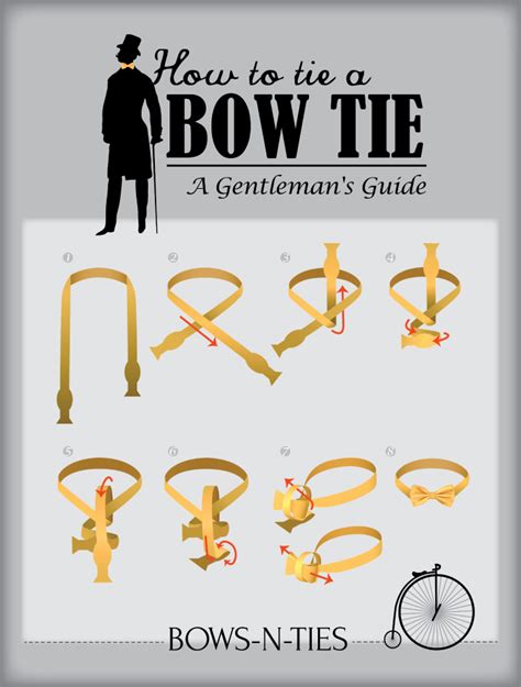 How To Tie A Bowtie Diagram