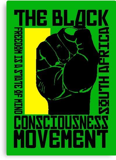 " Black Consciousness Movement (BCM)" Canvas Print by truthtopower ...