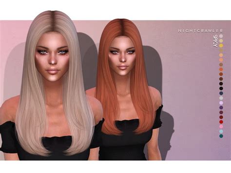 The Sims Resource: Spicy Hair by Nightcrawler - Sims 4 Hairs | Sims ...