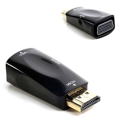 HDMI / VGA Adapteri - Musta - Mahtavat hinnat