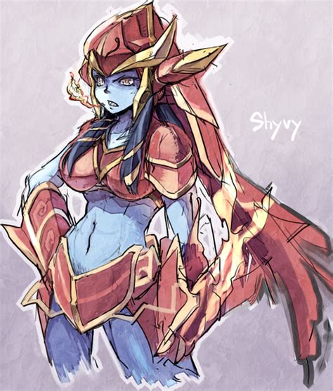 Shyvana by https://www.deviantart.com/elyssea on @DeviantArt | Lol champions, League of legends ...