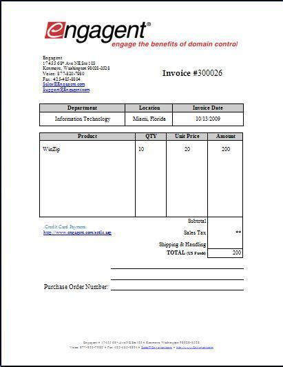 Vendor Invoice Template | invoice example