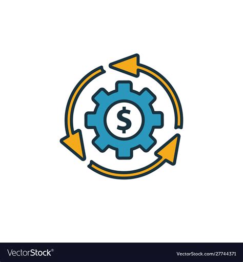 Business model icon simple element from startup Vector Image