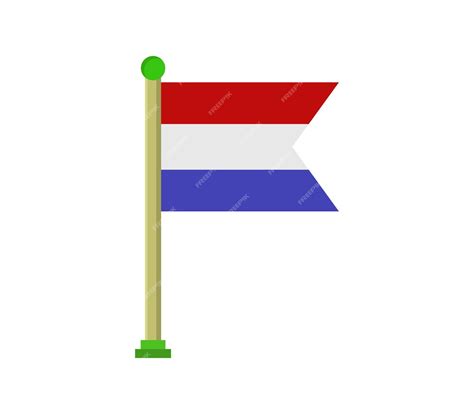 Premium Vector | Dutch flag