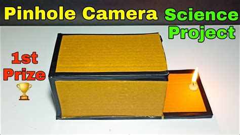 How to make Pinhole camera for school project | Pinhole camera science ...