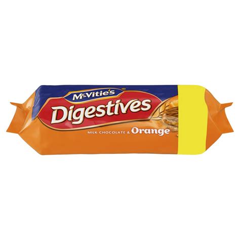 McVitie's Milk Chocolate & Orange Digestives 266g - Bestway Wholesale