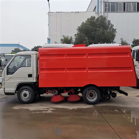 Street Cleaning Vehicle Street Sweeper Truck Manufacture Road Seeper Truck with Factory Price ...