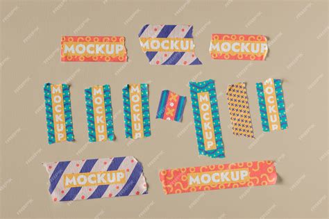 Premium PSD | Tape mockup design