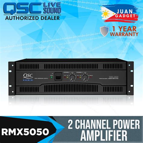 QSC RMX-5050 2 Channel Power Amplifier | JG Superstore | Lazada PH