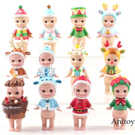 Sonny Angel Dolls Christmas Series 2017 / 2018 Mini PVC Figure Action Collectible Model Toys ...