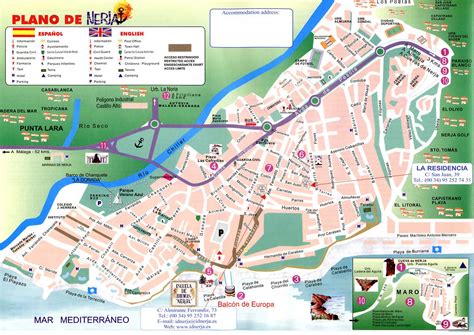 Nerja Tourist Map - Nerja Spain • mappery